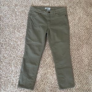 Olive d.jeans crop jeans